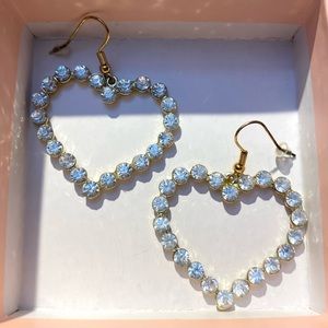 Heart Shape Earrings Brand New